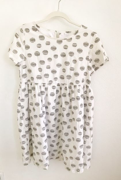 Black and White Polka Dot Dress, new condition