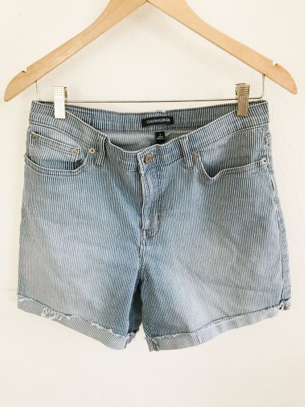Denim Striped Shorts, great condition
