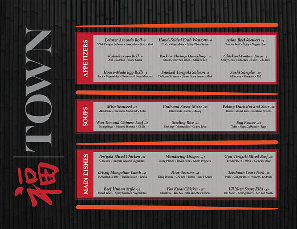Menus