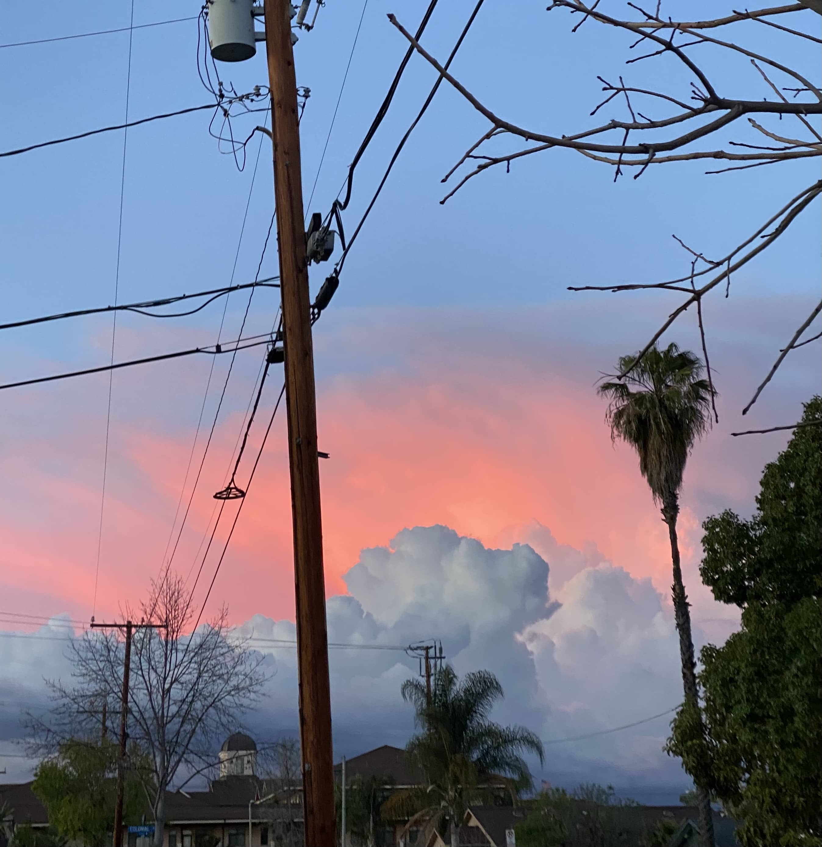 Picure of sunset in California