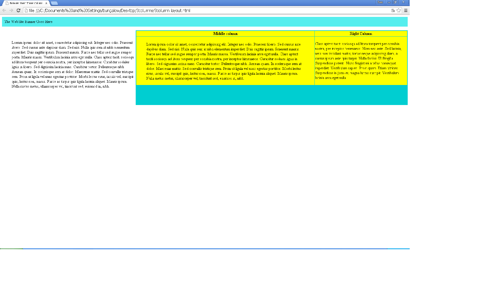 Chrome Browser screen shot