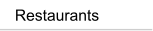 Restaurants