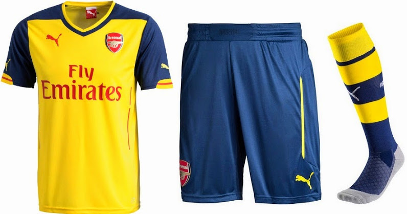 arsenal away kit 2014