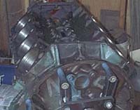 Rear of Engine Block