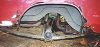 Passenger Side Rear Axle Removed