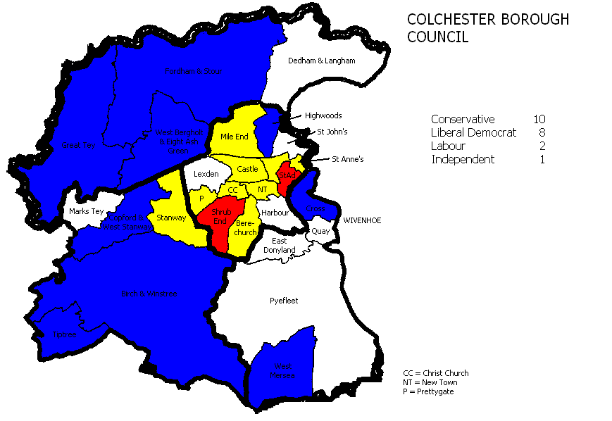 Colchester Borough Council Election 2003