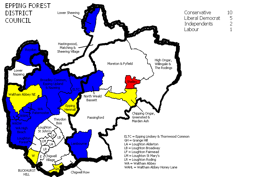 Epping Forest District Council Election 2003