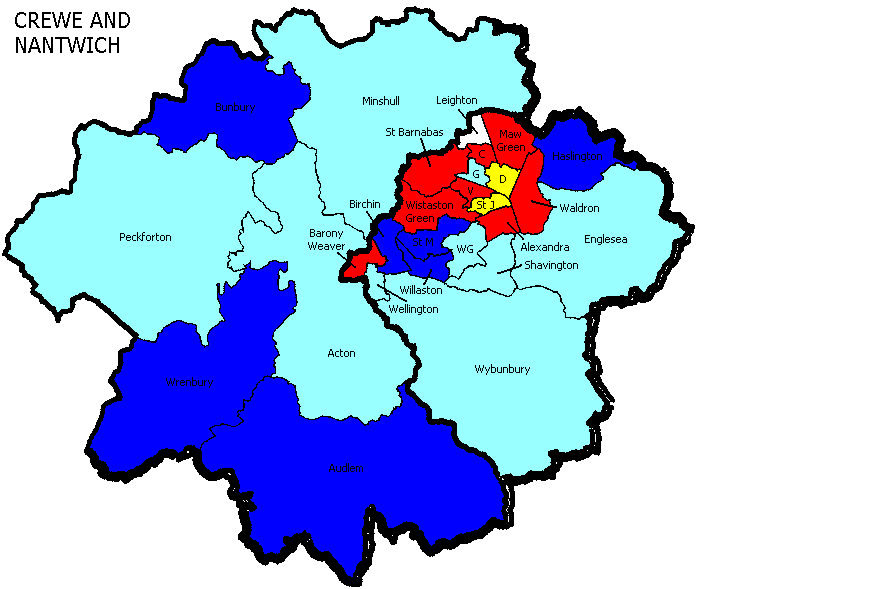 Crewe and Nantwich Borough Council Election 2004