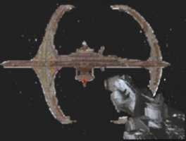 Blockade Runner approaches DS9