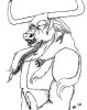 Kaz and arrow - female minotaur