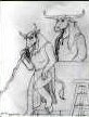 Kaz and Legend, 2 female minotaurs