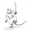 Star Trek sim mouse anthro character - female.