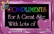 Compliments for a Great Site Award