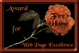 Fire's Home Award for Web Page Excellence