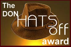 The Don 'Hats Off' Award