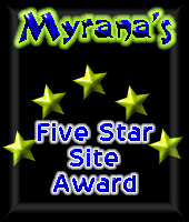 Myrana's Five Star Site Award