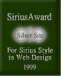 Sirius Silver Award