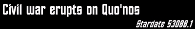 Weyoun negotiates with Bajoran Kai for wormhole tranist rights