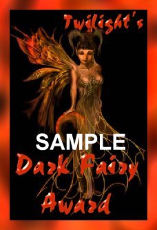 Dark Fairy Award Sample