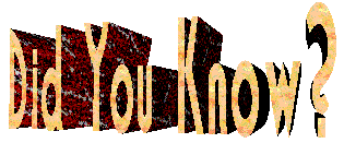 Did You Know?