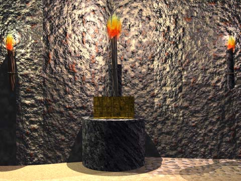 Magickally Enchanted Flaming Torch of Extreme Irritation