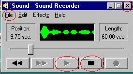 Sound Recorder while recording