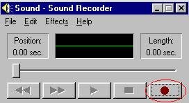 Windows Sound Recorder