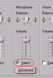 Windows 98 Mic Rec Vol Control