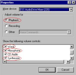 Volume Control Properties
