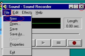 Windows Sound Recorder