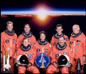The crew of STS-95 Discovery