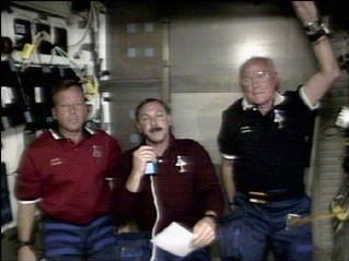 Interview from space