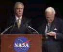 Walter receives NASA's highest civilian medal