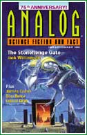 Portada del n�mero aniversario, 75 a�os celebrados con la primera parte del serial The Stonehenge Gate de un Williamson de 96 a�os