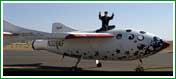 Michael Melvill sobre el SpaceShipOne, luego de aterrizar.