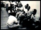 Jo�o Grande and Caryb� (on pandeiro) at Pastinha's academy