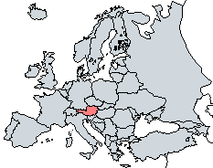 Mapa - Localiza��o na Europa