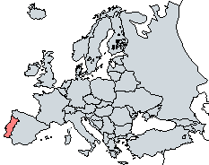 Mapa - Localizao na Europa