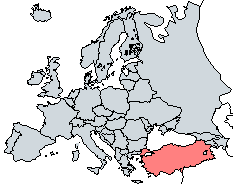 Mapa - Localiza��o na Europa