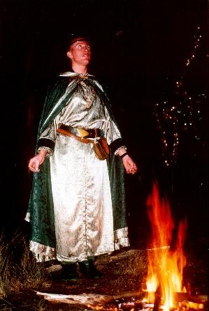 Se�n Galad�r celebrating Yule at Dremor