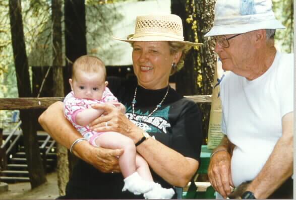 Mom, Erin, and Dad