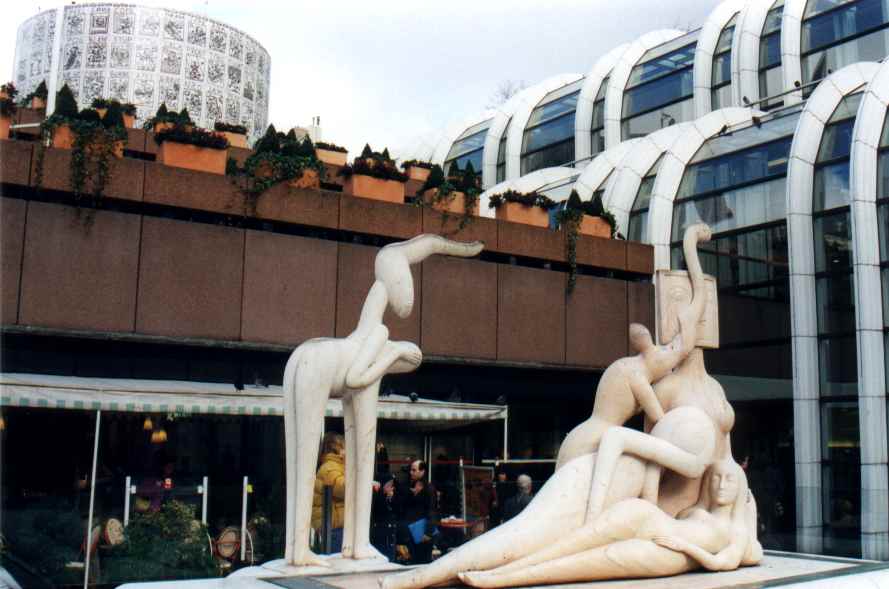 The lower level at the forum