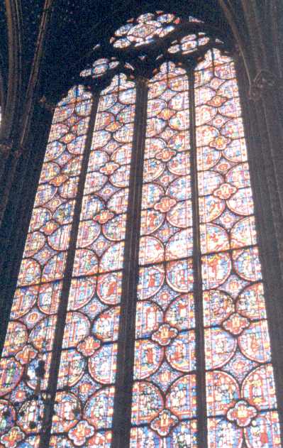 Sainte Chapelle window-wall