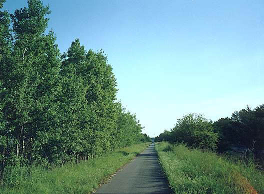 The Hinckley bike trail