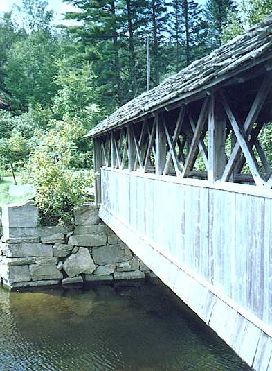 The covered bridge at west Danville