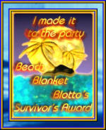 Beach Blanket Blotto Survivor's Award