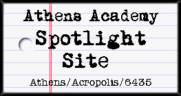 I'm in the Athens Academy Spotlight