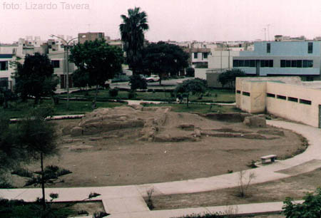 Vista panor&aacute;mica de Huaca La Luz, Edificio B