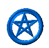 Small Blue Pentagram