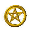 Small Gold Pentagram